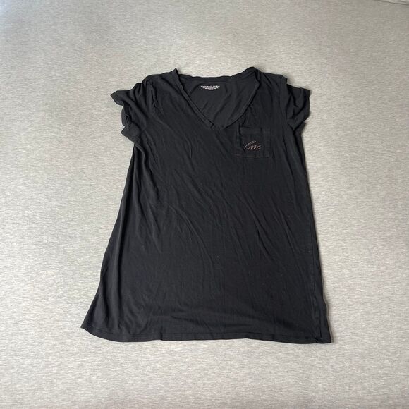 Victoria’s Secret V-Neck Love Script T-Shirt Slip Sleep Shirt PJ Dress - Picture 6 of 9